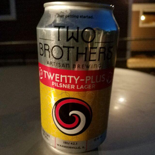 Twenty Plus 4.8%, Two Brothers Brewing Company, United States