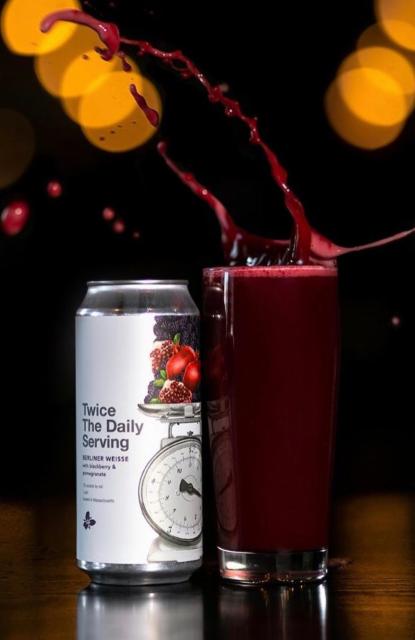 Twice The Daily Serving: Blackberry & Pomegranate 7.0%, Trillium Brewing Company, United States
