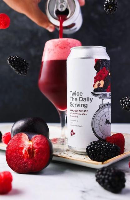 Twice the Daily Serving: Blackberry, Plum & Raspberry 7.0%, Trillium Brewing Company, United States