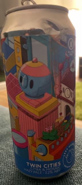 Twin cities Citra et Mosaic 5.2%, Left Handed Giant Brewing, England