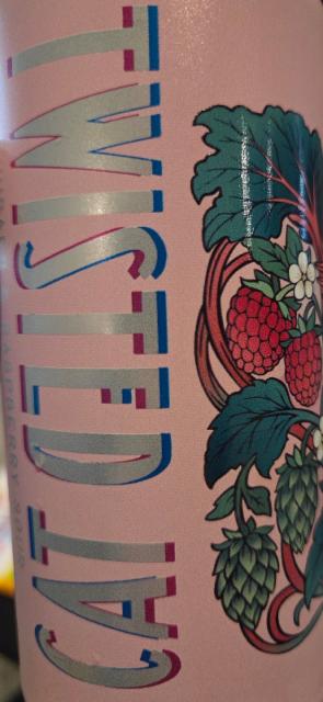 twisted cat rhubarb & raspberry sour 4.3%, Twisted Cat, Luxembourg