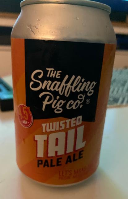 Twisted Tail Pale ale 4.5%, The Snaffling Pig Company, England