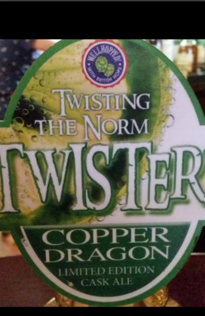 Twister 4.2%, Copper Dragon Brewery, England
