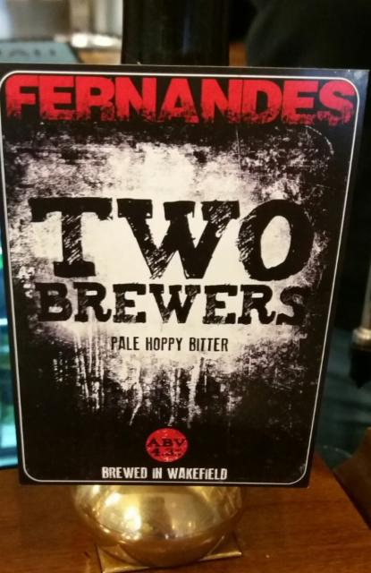 Two Brewers 4.3%, Fernandes Brewery Tap, England
