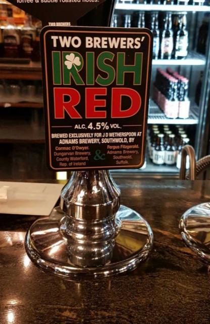 Two Brewers' Irish Red 4.5%, Dungarvan Brewing Company, Ireland