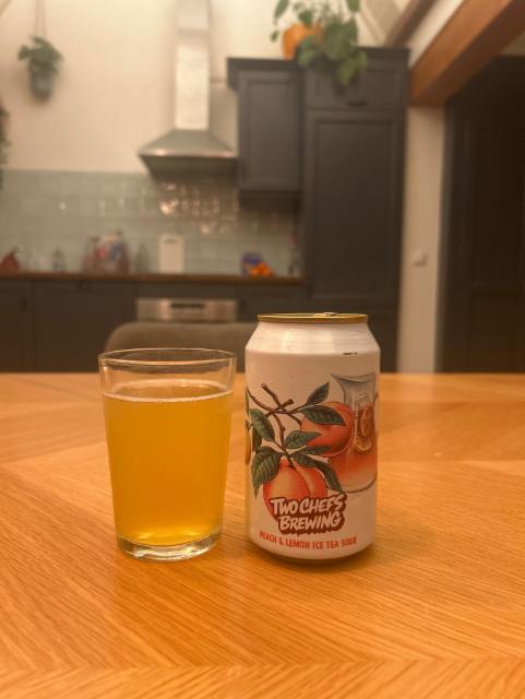 Two chefs brewing Peach, Two Chefs Brewing