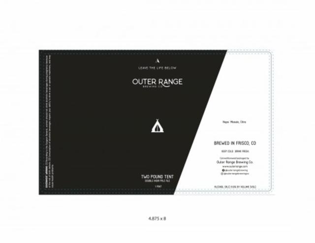 Two Pound Tent 9.0%, Outer Range Brewing Co., United States
