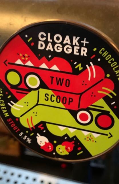 Two Scoop 5.5%, Cloak + Dagger, England