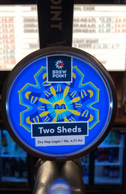 Two Sheds 4.7%, Brewpoint Brewery (Wells & Co), England
