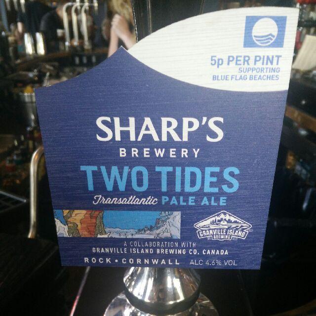 Two Tides Transatlantic Pale Ale 4.6%, Sharp's Brewery, England