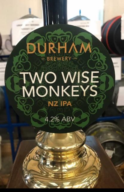 Two Wise Monkeys 4.2%, The Durham Brewery, England