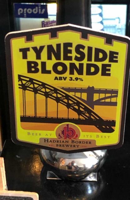 Tyneside Blonde 3.9%, The Hadrian Border Brewing Co, England
