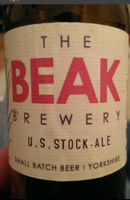 U.S. Stock Ale 5.9%, Beak Brewery, England