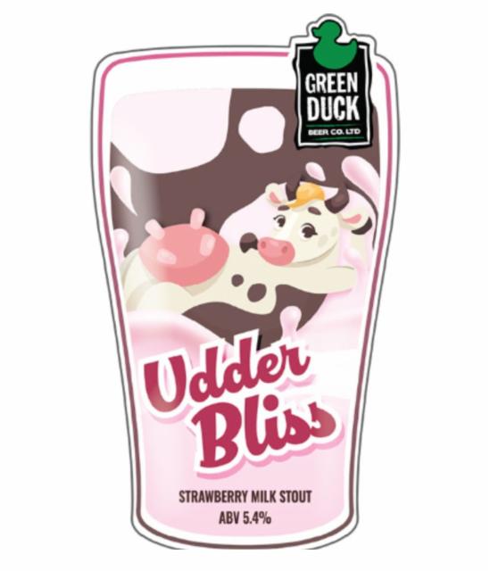 Udder bliss 5.4%, Green Duck Beer Co., England
