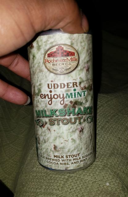 Udder Enjoymint Milkshake Stout 5.2%, Rochester Mills Beer Company, United States