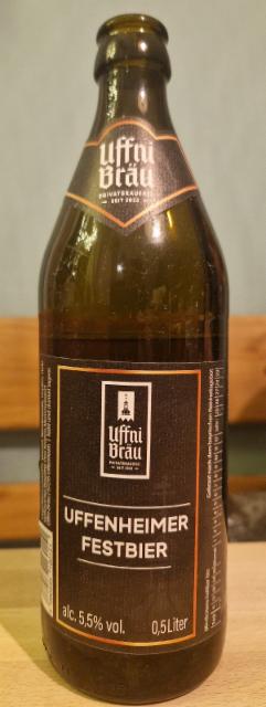 Uffenheimer Festbier 5.5%, Uffni Bräu, Germany