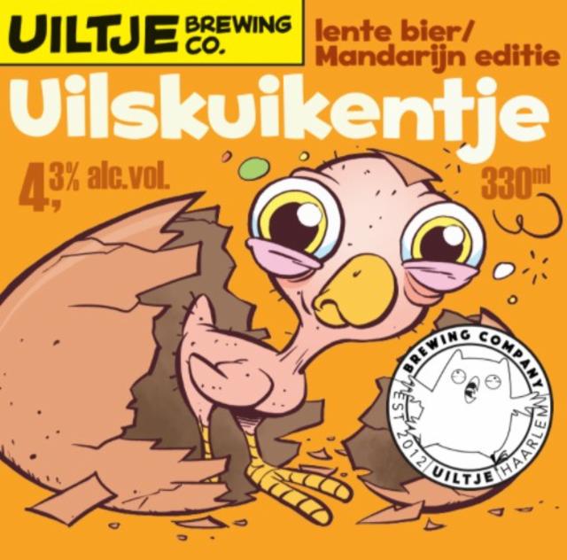 Uilskuikentje Mandarijn 3.4%, Uiltje Brewing Co, Netherlands