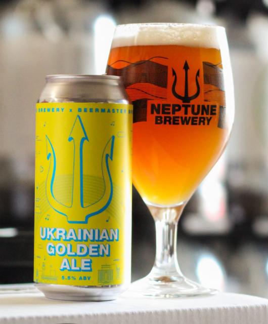 Ukrainian Golden Ale 5.5%, Neptune Brewery Limited, England