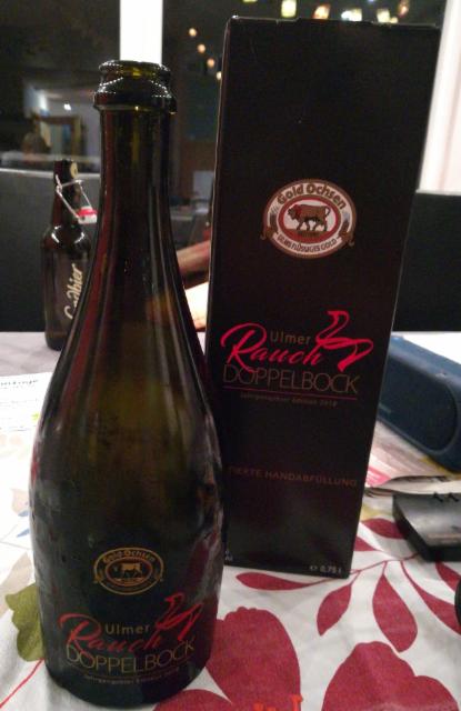 Ulmer Rauch Doppelbock 9.0%, Brauerei Gold Ochsen, Germany