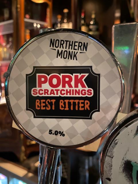 Ultimate Bar Snacks // Pork Scratching Beer // Best Beer 5.0%, Northern Monk Brew Co., England