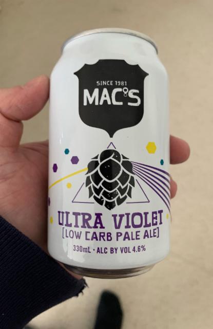 Ultra Violet 4.6%, Macs Brewery, New Zealand