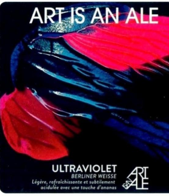 Ultraviolet 4.0%, Art Is An Ale Brewing, France