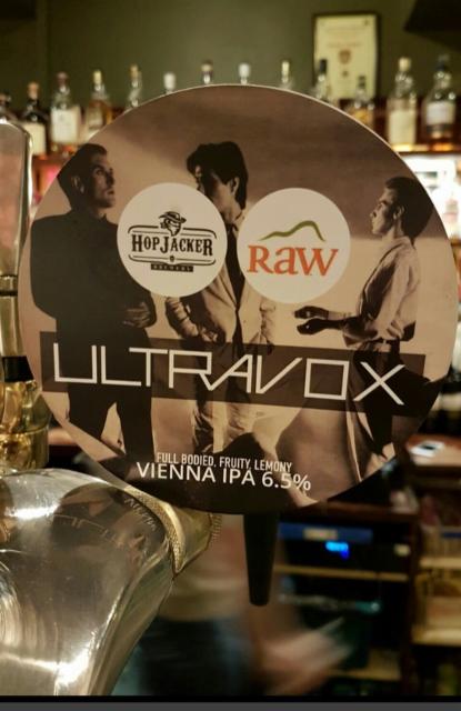 Ultravox 6.5%, Hopjacker Brewery Ltd, England