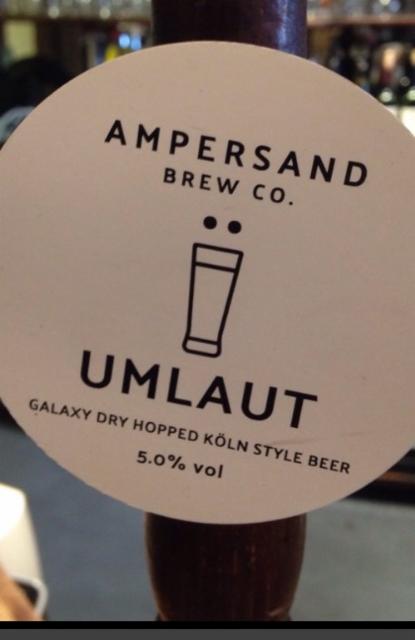Umlaut 5.0%, Ampersand Brew Co, England