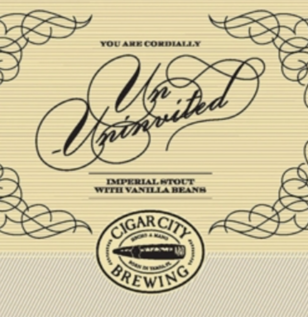 Un-Uninvited 11.7%, Cigar City Brewing, United States