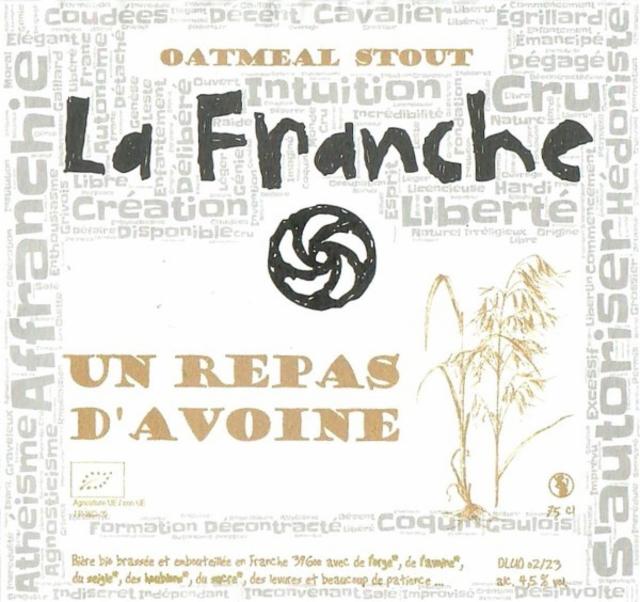 Un Repas D'Avoine 6.8%, La Franche, France