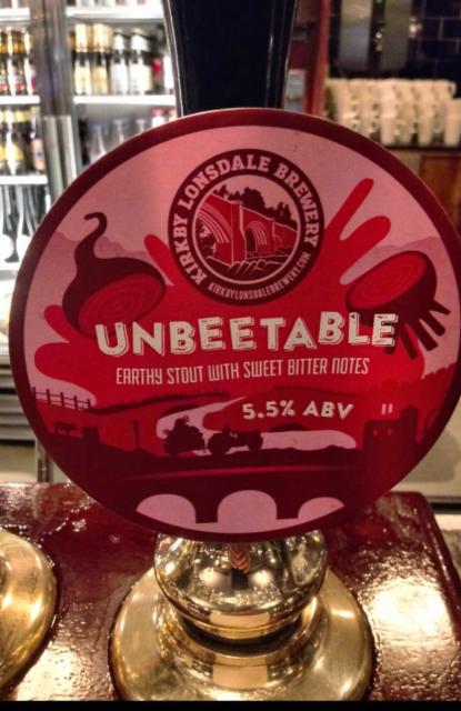 Unbeetable 5.5%, Kirkby Lonsdale Brewery Co Ltd, England