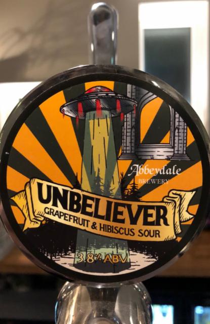 Unbeliever : Grapefruit & Hibiscus Sour 3.8%, Abbeydale Brewery, England