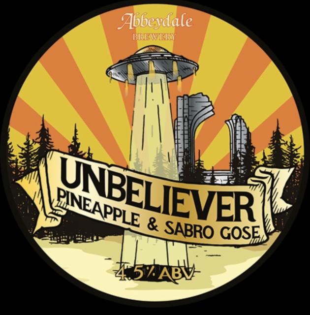 Unbeliever: Pineapple & Sabro Gose 4.5%, Abbeydale Brewery, England