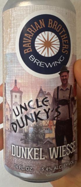 Uncle dunky's 5.4%, Bavarian brothers brewing, United States
