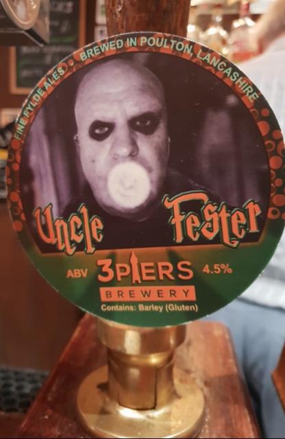 Uncle Fester 4.5%, 3 Piers Brewery Limited, England