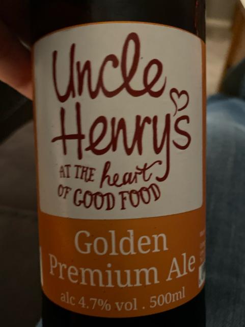 Uncle Henry's Golden Premium Ale 4.7%, Cottage Delight, England