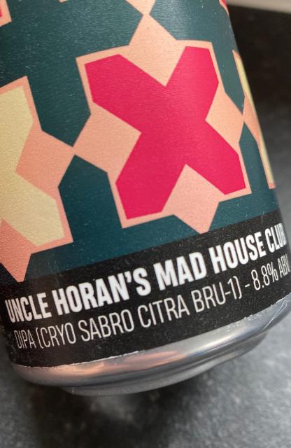 Uncle Horan's Mad House Club 8.8%, Howling Hops, England