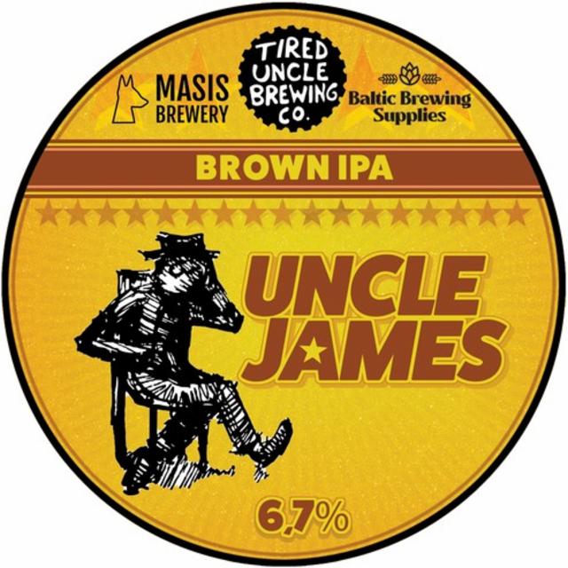 Uncle James: Brown IPA 6.7%, Tired Uncle Brewing Co., Finland