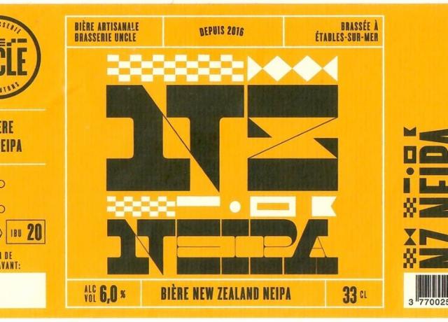 Uncle NZ NEIPA 6.0%, Brasserie Uncle, France