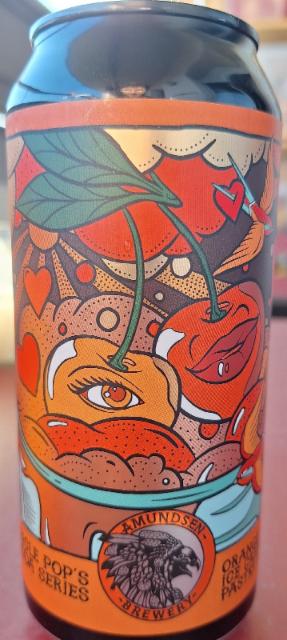 Uncle Pop's soda series- orange soda icre cream pastry sour, Amundsen Bryggeri