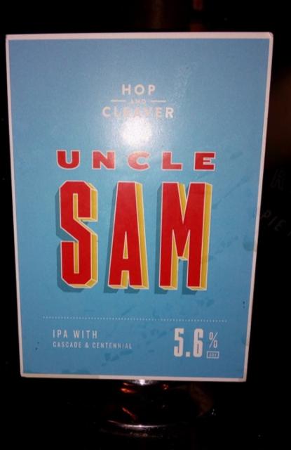 Uncle Sam 5.6%, Hop & Cleaver, England