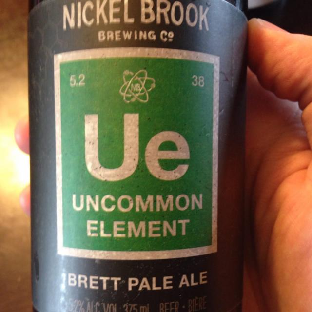 Uncommon Element Brett Pale Ale 5.2%, Nickel Brook Brewing Co, Canada