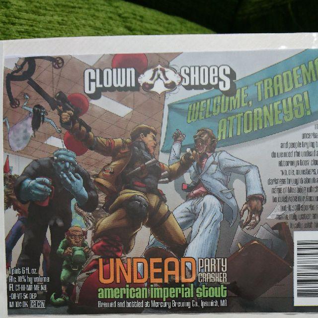 Undead Party Crasher 2014 11.0%, Clown Shoes, United States