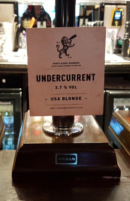 Undercurrant 3.7%, Three Kings Brewery, England