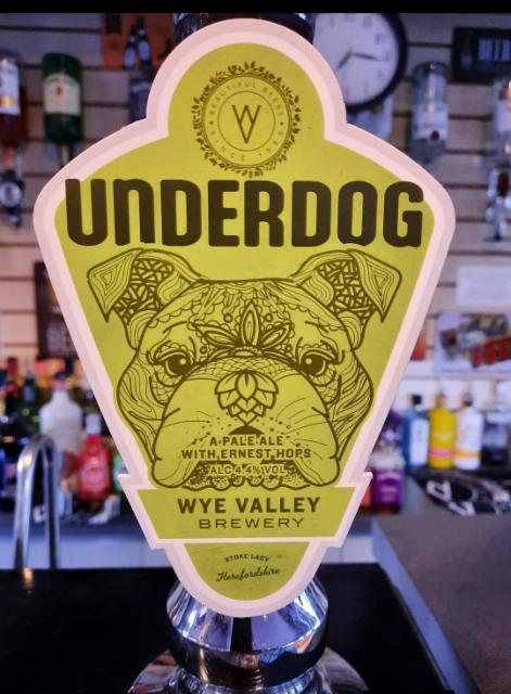 Underdog 4.4%, Wye Valley Brewery Limited, England