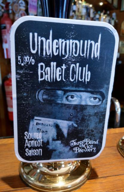 Underground Ballet Club 5.9%, Three Blind Mice Brewery, England