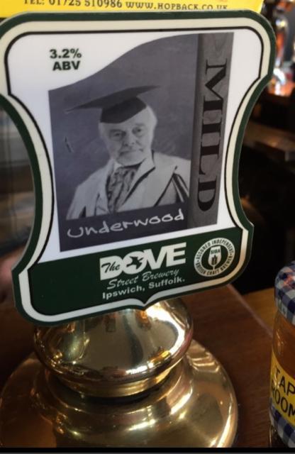 Underwood Mild 3.2%, The Dove Street Brewery, England