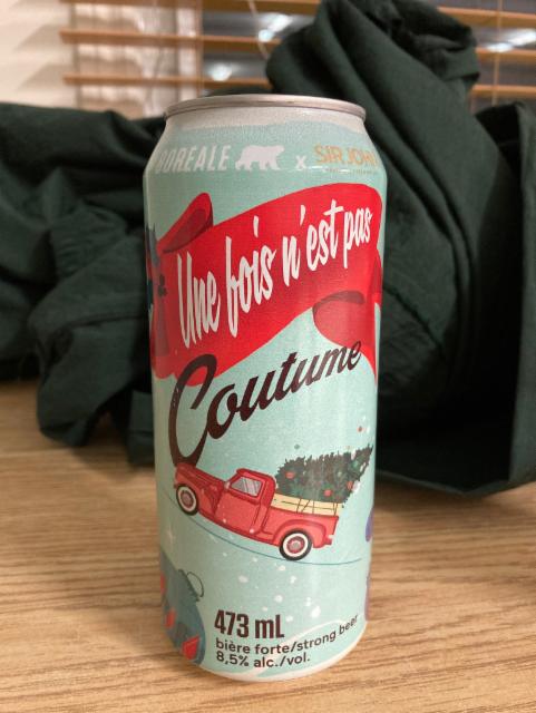 Une fois n'est pas coutume 8.5%, Boréale - Brasseurs du Nord, Canada