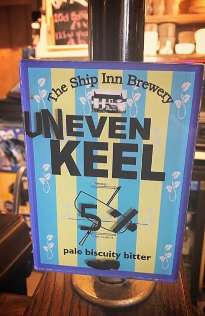 Uneven Keel 5.0%, The Ship, England