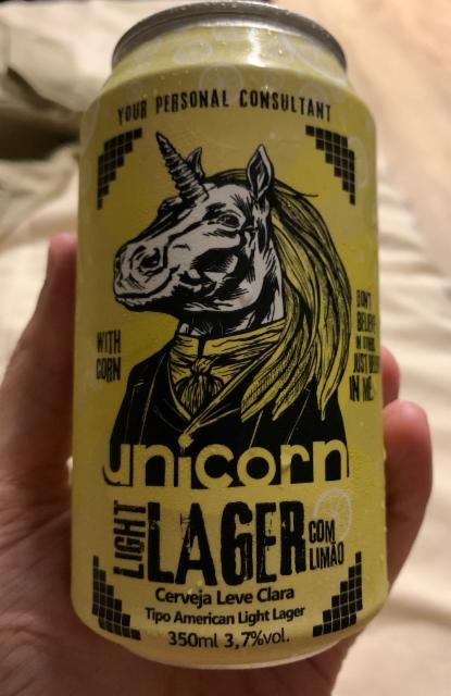 Unicorn Light Lager 3.7%, Startup Brewing, Brazil